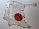 Squier Jazz Bass Pickguard White Pearl 5 String